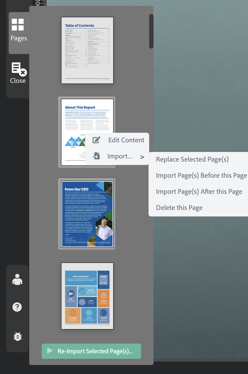 How to add new pages to a PDF